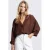 JANSEN Amsterdam blouse bruin