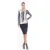 Abstract Print Top met Lange Mouwen