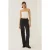 Elastische Taille Gestreepte Broek