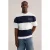 WE Fashion boxy gestreept T-shirt donkerblauw