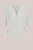 WE Fashion – Dames gebreide polo met opengewerkte structuur – Regular fit – Zilver – Biologisch katoen –