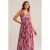 WE Fashion midi jurk roze