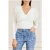 GUESS Billie Knit Top Pale Blouse Pearl