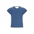 NONO T-shirt blauw rib gebreid