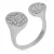US Polo Assn Sieraden Evelyn Rhodium Ring