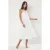TRENDYOLMİLLA Dames Ecru Effen Midi Mouwloos Casual A-lijn Jurken
