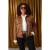 Trendyol Curve Dames Bruin Effen Regular fit Grote maten Jassen