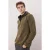 TRENDYOL MAN Heren Kaki Effen Lang Regular fit Sweatshirts