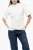 Effen T-shirt met ronde hals in wit