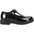 Hush Puppies Meisjes Gracie Leren Schoolschoenen (Zwart)