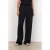 Soyaconcept Wide leg high waist casual broek zwart