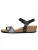 Bayton Sandalen met riem ‘Wodonga’  zwart / wit