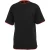 Urban Classics Heren Lang T-shirt met contrastdetail (Zwart/Rood)