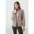 Dames Pluche Rits-Voorkant Sweatshirt