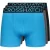 Crosshatch Boxershorts met herenlogo (3-pack) (Zwart Blauw)