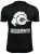 Heren Fitness Functioneel T-shirt met Logo Sport Outdoor Zwart