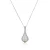 Orphelia Dames 925 Sterling Zilveren Ketting met Hanger – Zilver/Goud ZH-4880