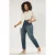 Trendyol Curve Dames Blauw Effen Mom Hoge taille Grote maten Jeans
