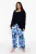 YOEK straight regular waist broek blauw