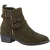 Hush Puppies Dames/dames Jenna Leren Enkellaarsjes (Kaki Bruin)