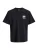 JACK & JONES Shirt ‘JORTRENDY OBJECTS’  zwart / wit