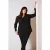 Plus Basics blazer van travelstof zwart