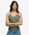 Essential Cami Top met Kant Green