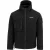Firetrap Heren Winddichte Hoodie Windbreaker (Zwart)