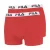FILA Boxershorts  grijs / rood / wit