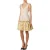 Moschino Inside Out Taffeta Dress Beige