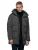 Genti winterjas puffer capuchon donkergrijs
