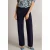Ivy Beau wide leg broek – donkerblauw