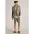 White Stuff Peak Lepal Linen Blazer Khaki Green