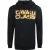 Cavalli Class Fire-logo zwarte hoodie
