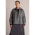Yest Curve Plus Size jas met studs – grijs