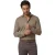Profuomo japanese knitted overhemd bruin