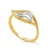 Orphelia ‘Charlotte’ Dames 925 Sterling Zilveren Ring – Zilver/Goud ZR-7523/G