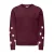 KIDS ONLY GIRL rechtvallende sweater met hartjes – donkerpaars