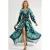 Bloemenstrik Detail Midi Jurk