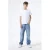 Garcia straight leg jeans medium blue denim