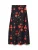 VERO MODA Rok  donkergroen / rood / zwart