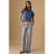MANGO TEEN low waist wide leg jeans blauw