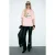 Oversized T-shirt met print en ronde hals