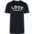 Love Moschino Heren Vet Logo T-Shirt (Zwart)