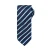 Premier Heren Sport Stripe Pattern Formele Work Tie (Marine / Turquoise)