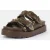 Buffalo Raya Ari West Leren Dames Bruine Sandalen