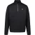 Trespass Heren Jay Quarter Zip Top met lange mouwen (Zwart)