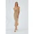 V-hals Split Midi-jurk