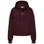 JJXX rechtvallende hoodie met tekst – donkerrood