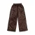 Z8 kids wide leg broek Elise met panterprint bruin
